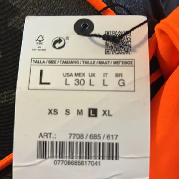 ZARA | Orange | MULTIPOSITION STRAP TANK TOP - Picture 12 of 15